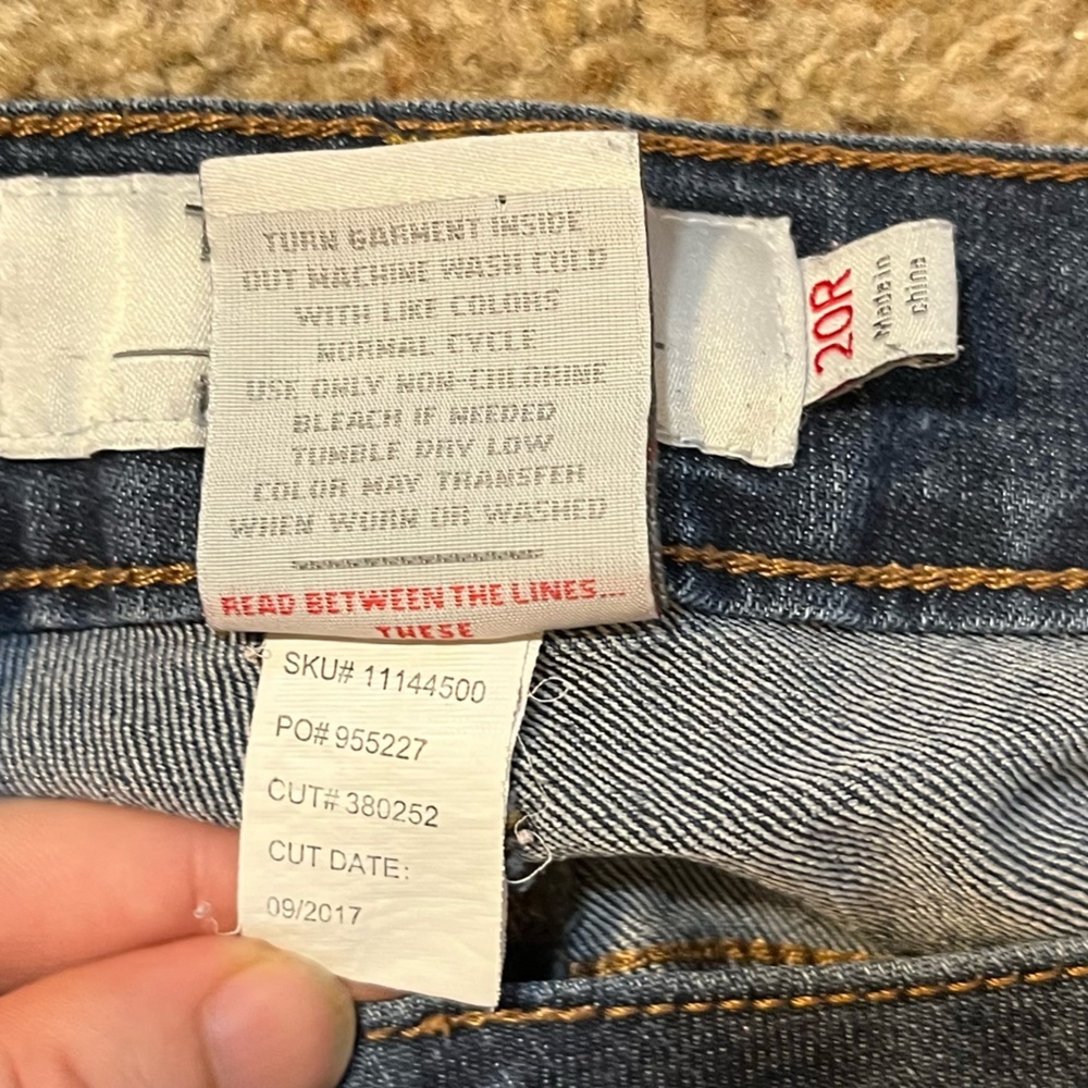 Torrid Curvy Skinny Jeans Blue Size 20R - Picture 6 of 6